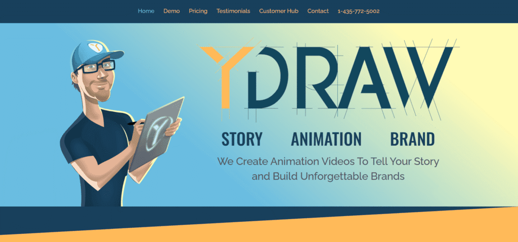 Ydraw webpage.